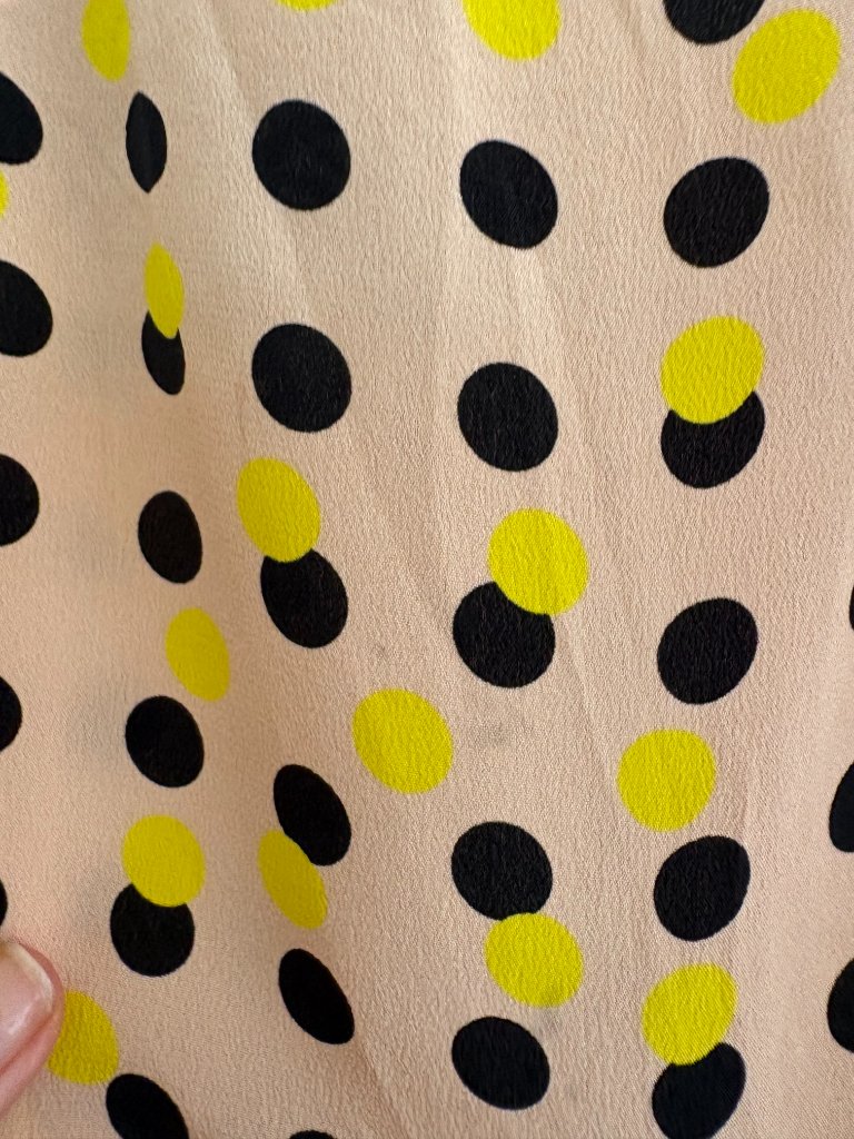 Dusen Dusen Culotte Romper Peach Double Dot — image 4 of 4